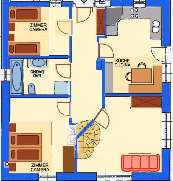 Apartment Welscher Нова-Леванте Экстерьер фото